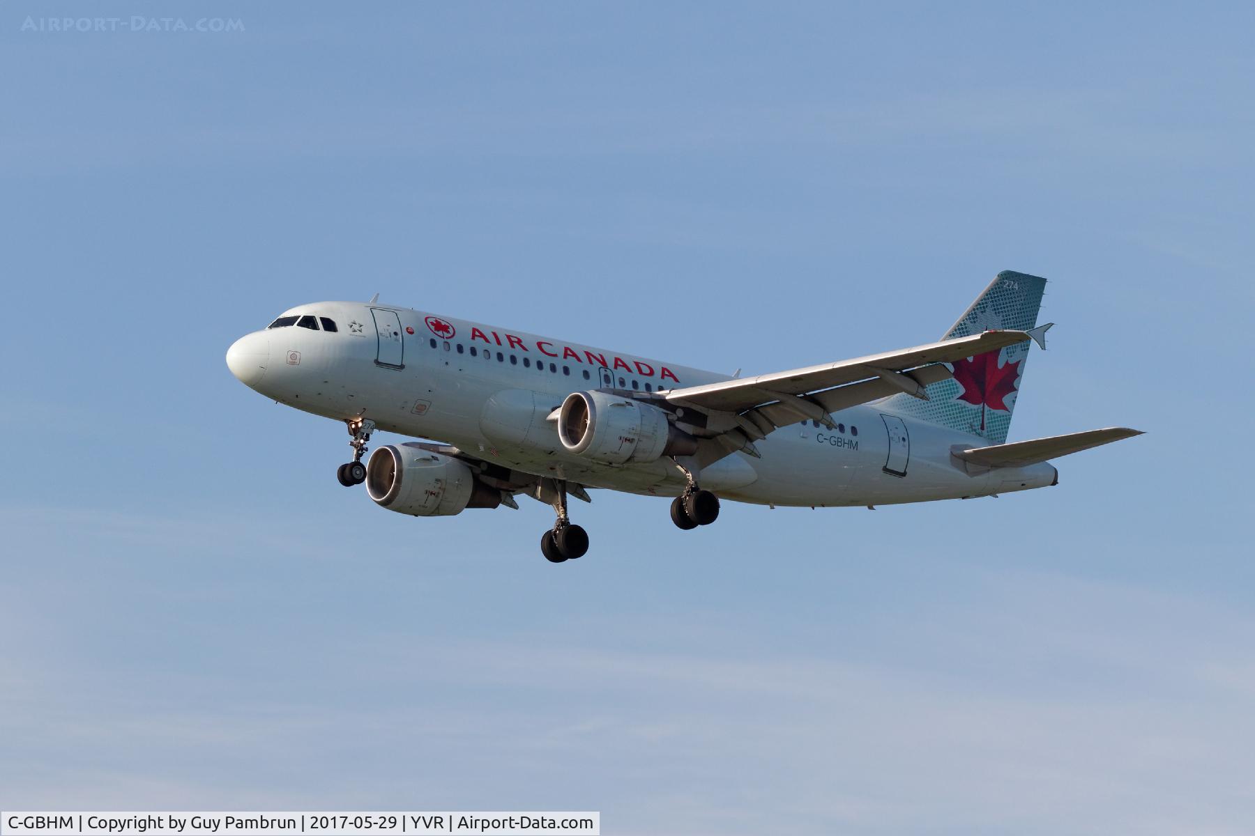 C-GBHM, 1997 Airbus A319-114 C/N 769, Landing
