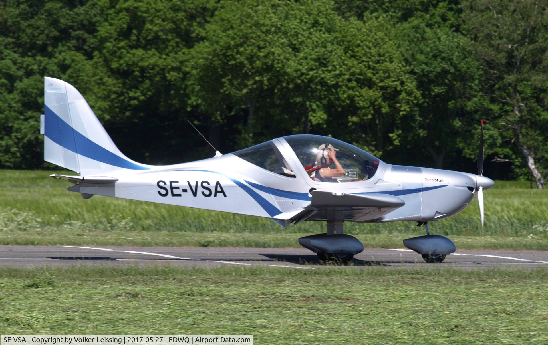 SE-VSA, 2011 Evektor-Aerotechnik EV-97 Eurostar SL C/N 2011-3908, just landed