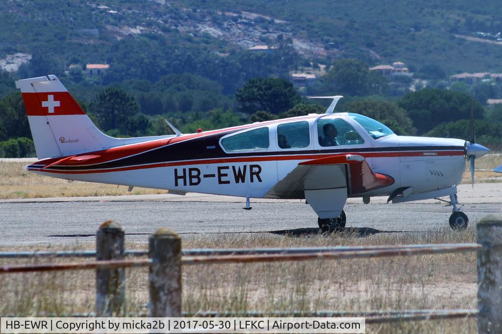 HB-EWR, 1975 Beech F33A Bonanza Bonanza C/N CE-609, Taxiing