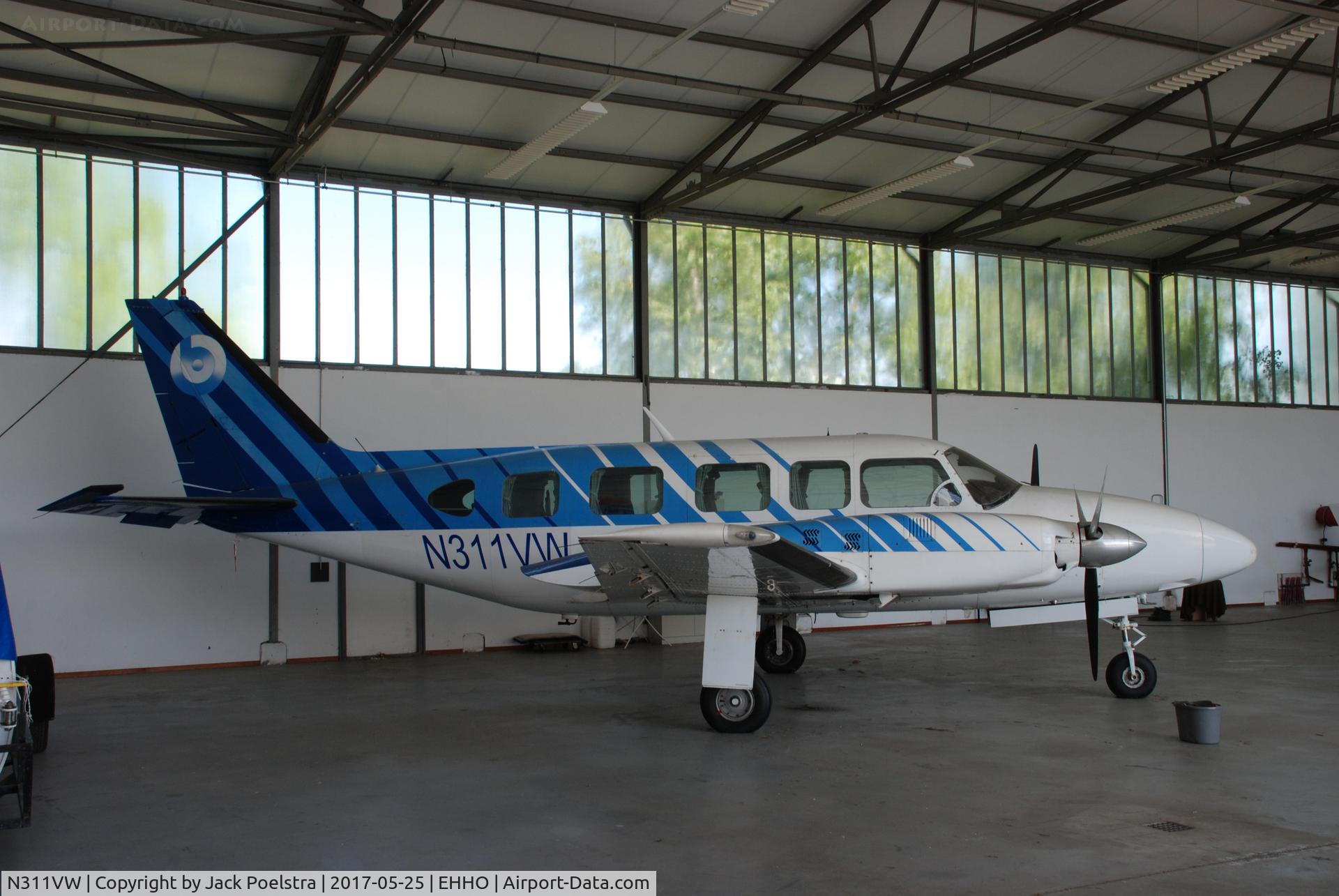 N311VW, 1974 Piper PA-31-350 Chieftain Chieftain C/N 31-7405428, At Hoogeveen Airport