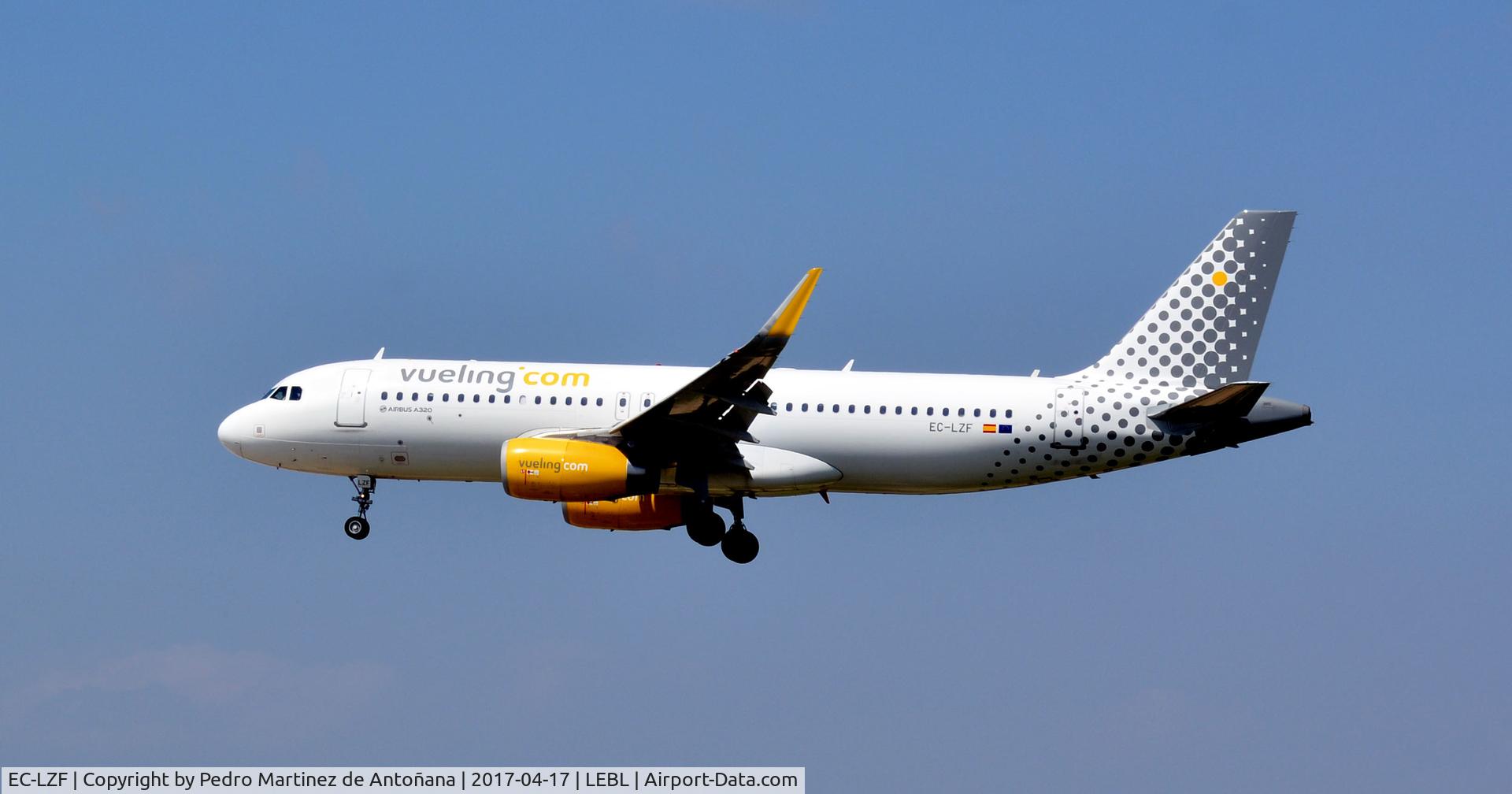 EC-LZF, 2013 Airbus A320-232 C/N 5940, El Prat  -  Barcelona  -  España