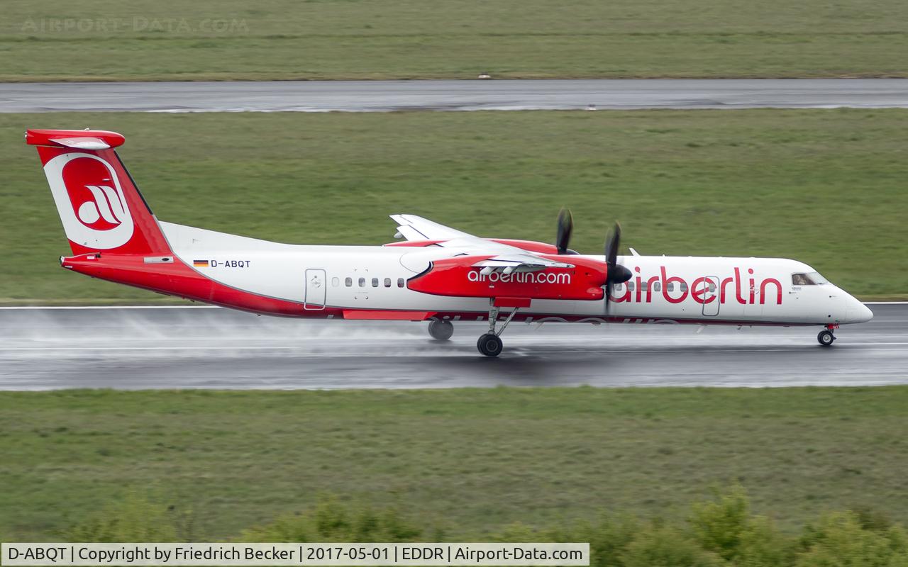 D-ABQT, 2016 De Havilland Canada DHC-8-402Q Dash 8 Dash 8 C/N 4541, departure via RW09