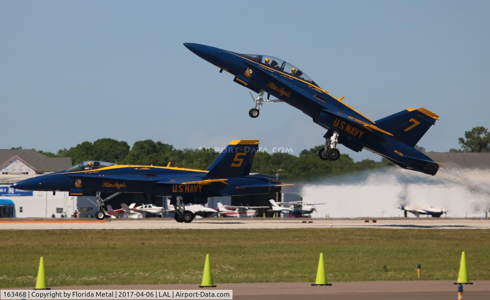 163468, McDonnell Douglas F/A-18D Hornet C/N 0691, Blue Angel 7