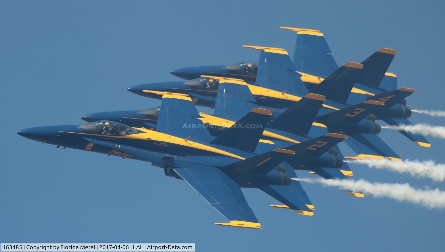 163485, 1988 McDonnell Douglas F/A-18C Hornet C/N 0717/C044, Blue Angels