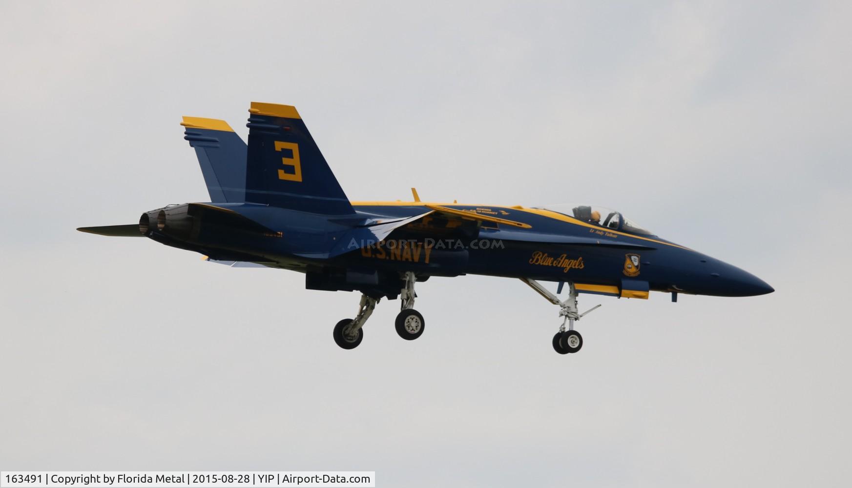 163491, 1988 McDonnell Douglas F/A-18C Hornet C/N 727/C048, Blue Angels