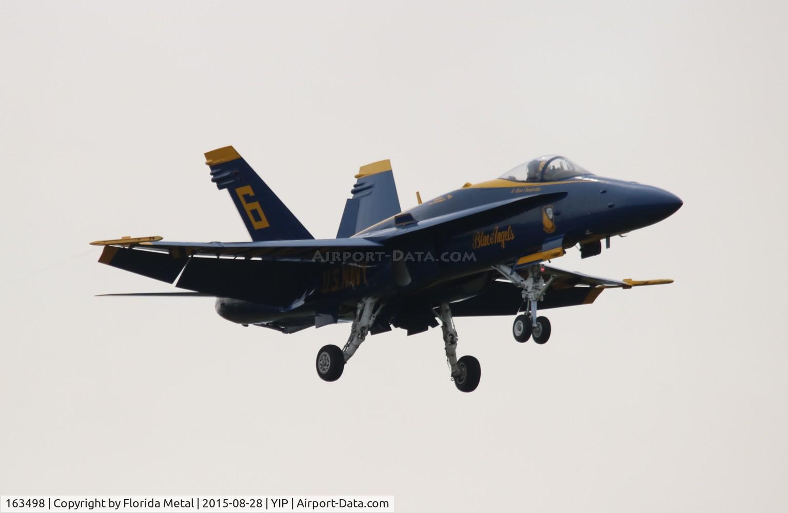 163498, 1988 McDonnell Douglas F/A-18C Hornet C/N 0737/C053, Blue Angels