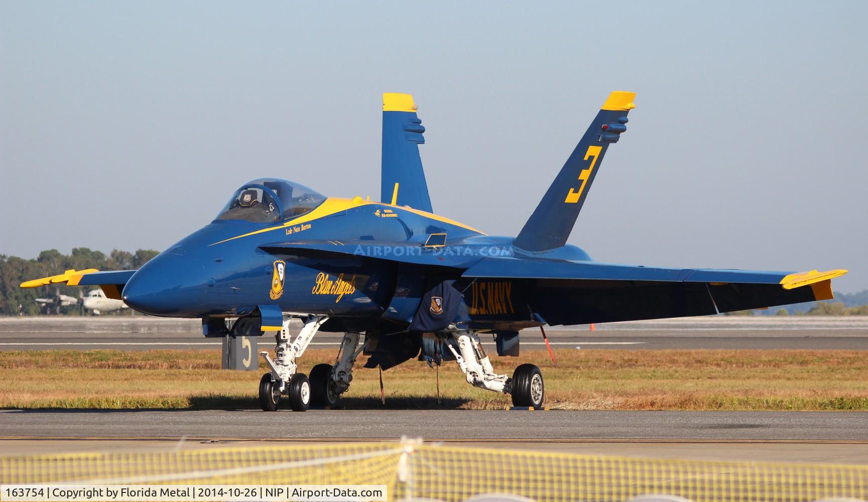 163754, 1989 McDonnell Douglas F/A-18C Hornet C/N 0829/C112, Blue Angels