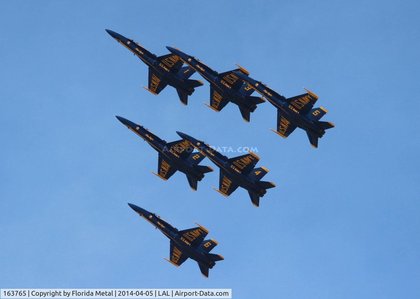 163765, 1989 McDonnell Douglas F/A 18C Hornet C/N 0845/C122, Blue Angels