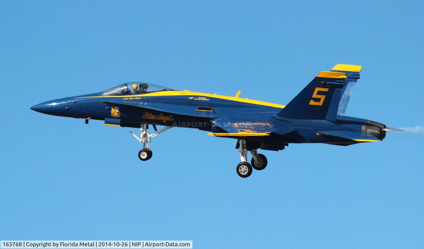 163768, 1989 McDonnell Douglas F/A-18C Hornet C/N 0848/C125, Blue Angels