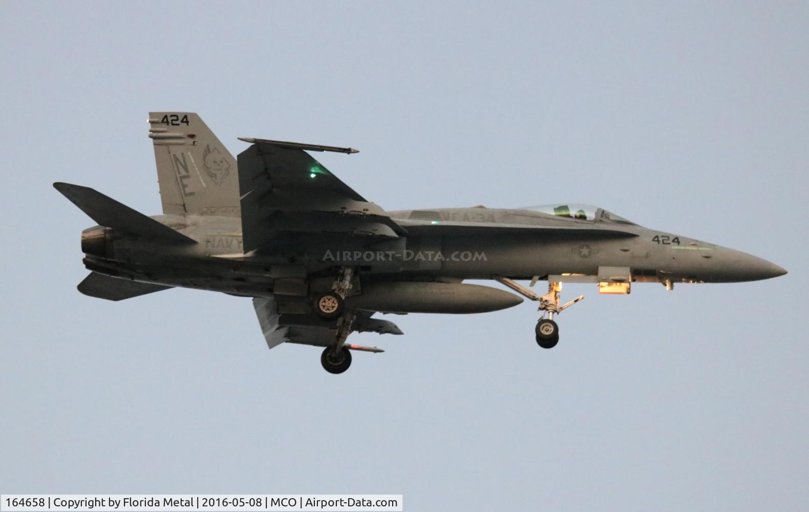 164658, McDonnell Douglas F/A-18C Hornet C/N 1085/C281, F/A-18C