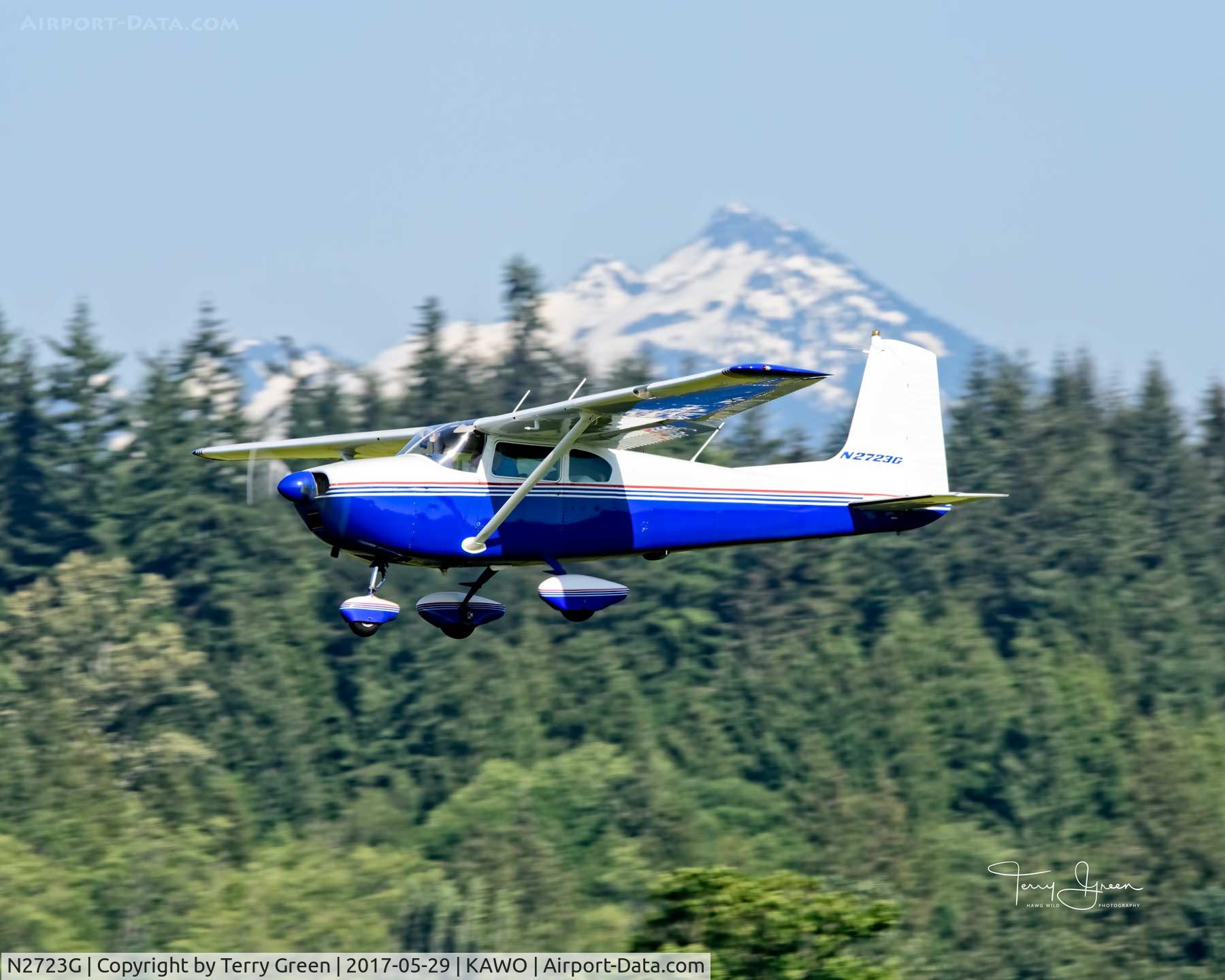N2723G, 1959 Cessna 182B Skylane C/N 52023, KAWO