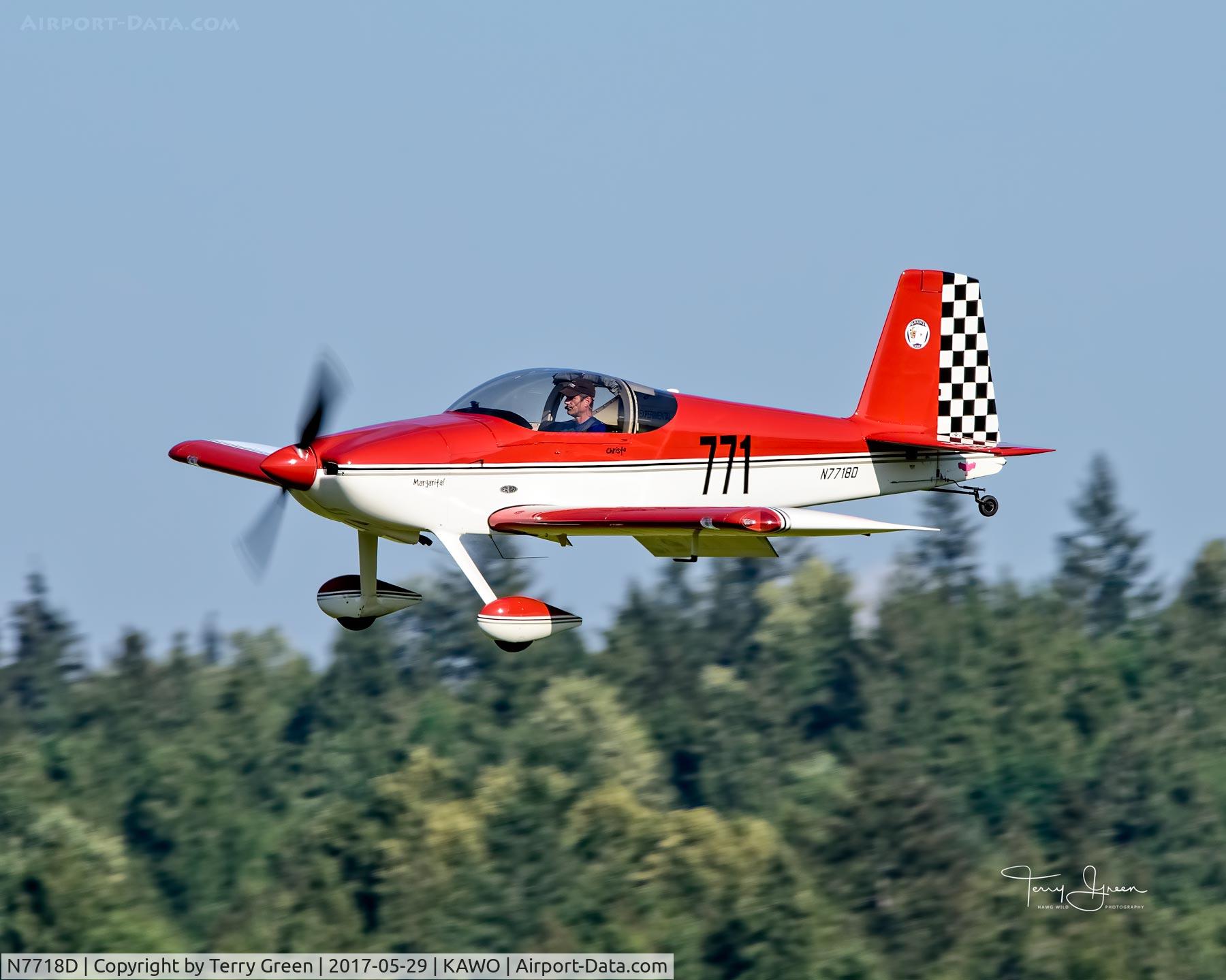 N7718D, 2010 Vans RV-7 C/N 73442, KAWO