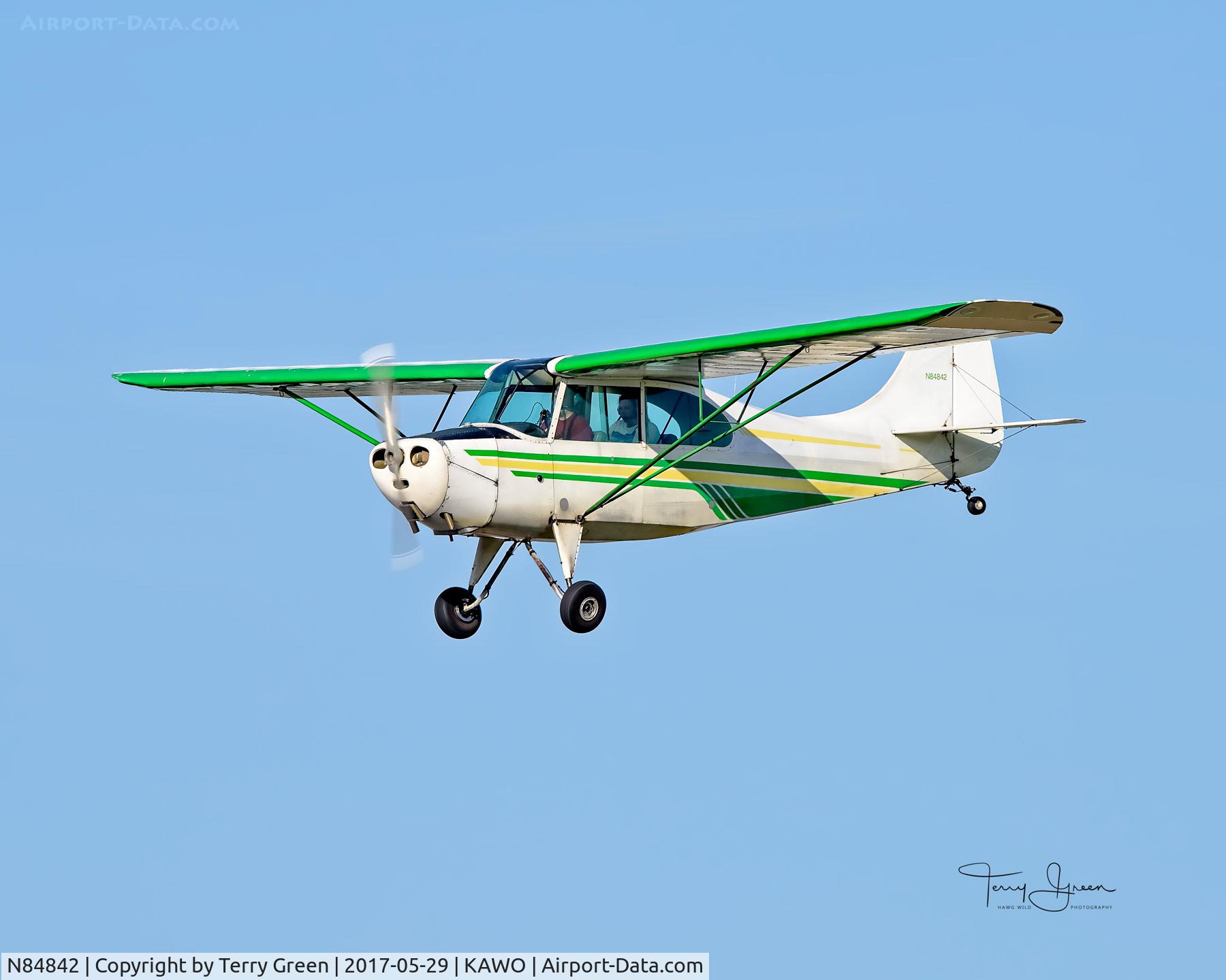 N84842, 1946 Aeronca 7AC Champion C/N 7AC-3560, KAWO