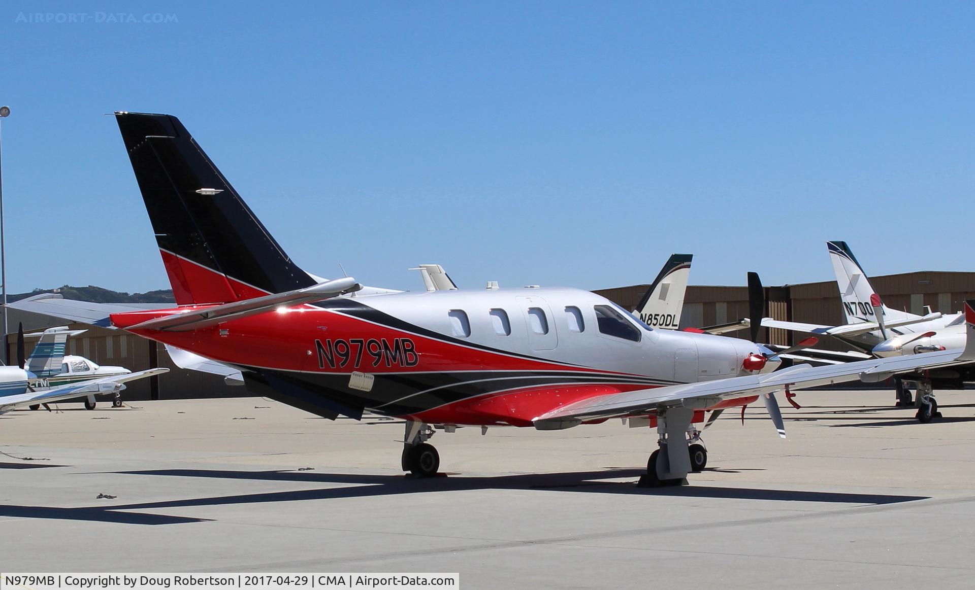 N979MB, 2015 Socata TBM-700 C/N 1092, 2015 SOCATA TBM 700, one P&W(C)PT66D Turboprop, at AOPA FLY-IN