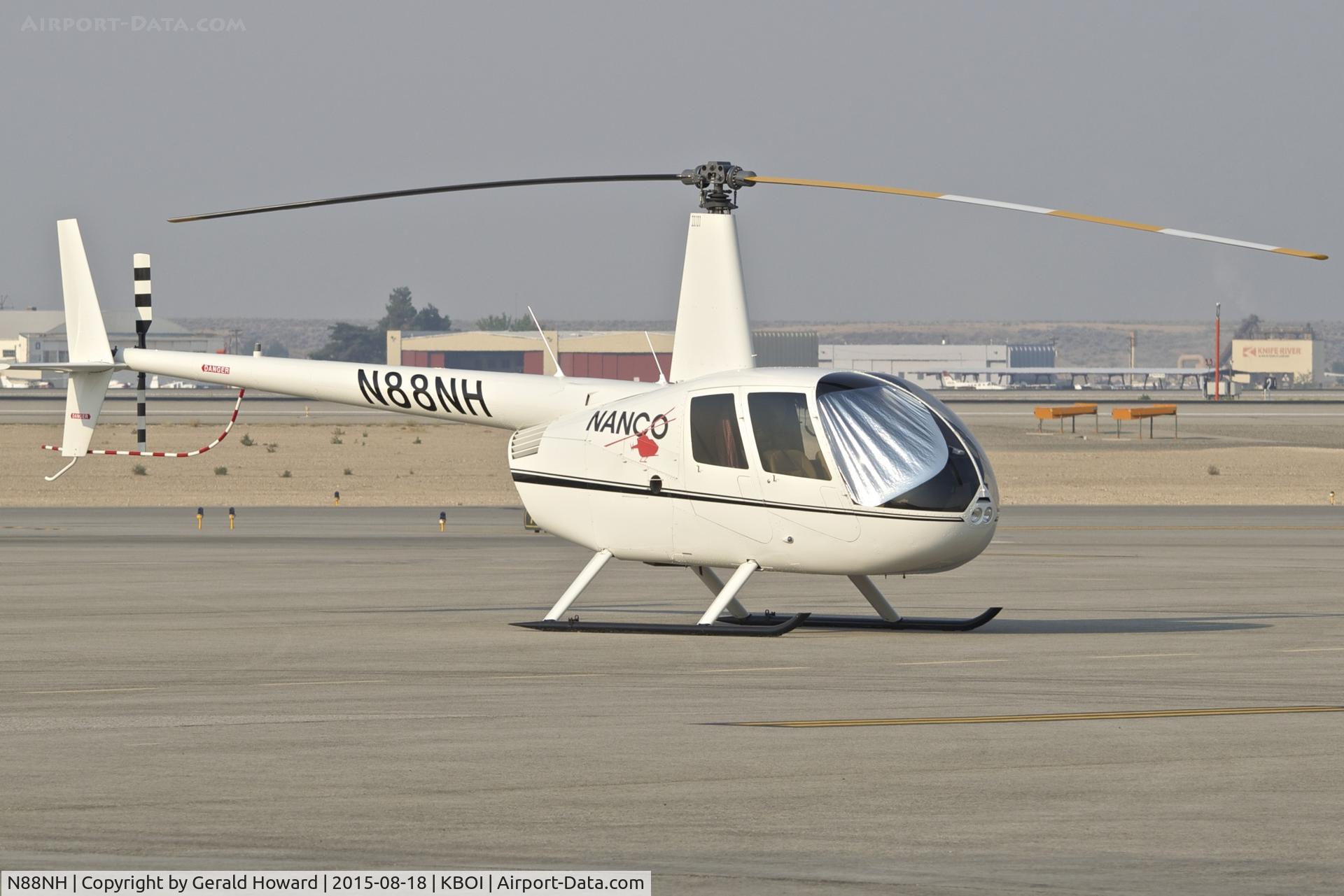 N88NH, 2013 Robinson R44 Raven II C/N 2315, Parked on north GA ramp.