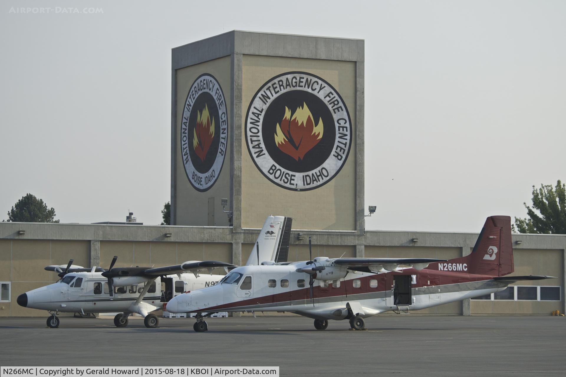 N266MC, 1988 Dornier 228-202 C/N 8150, Smoke jumper aircraft parked on the NIFC ramp.