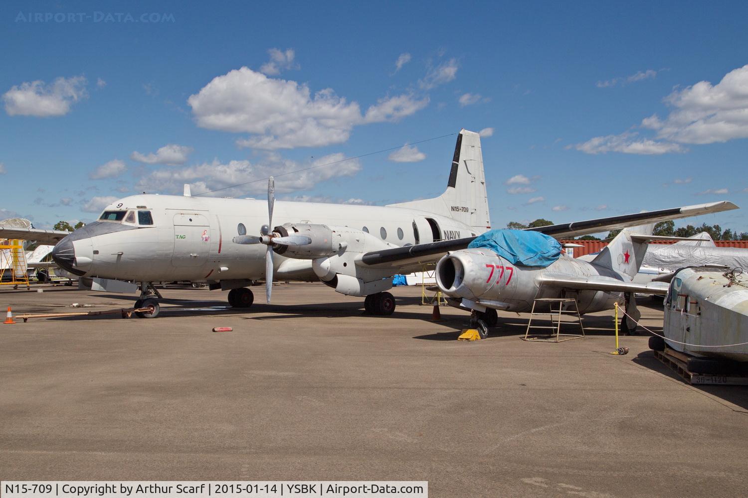 N15-709, 1973 Hawker Siddeley HS.748 Series 2 C/N 1709, Bankstown Airport NSW January 2015