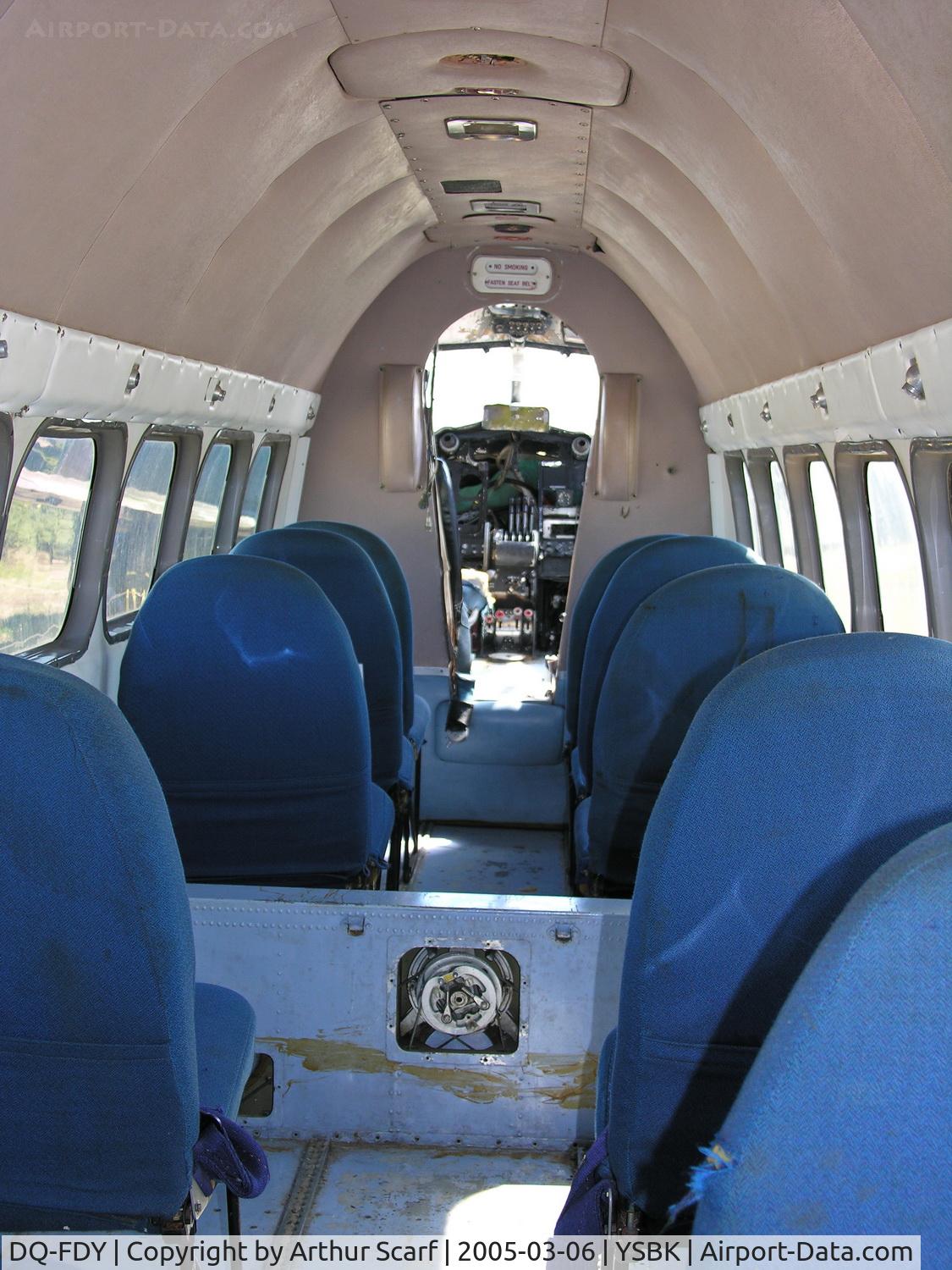 DQ-FDY, 1972 De Havilland DH-114 Turbo Skyliner C/N 14108, Bankstown Aiation Museum March 2005