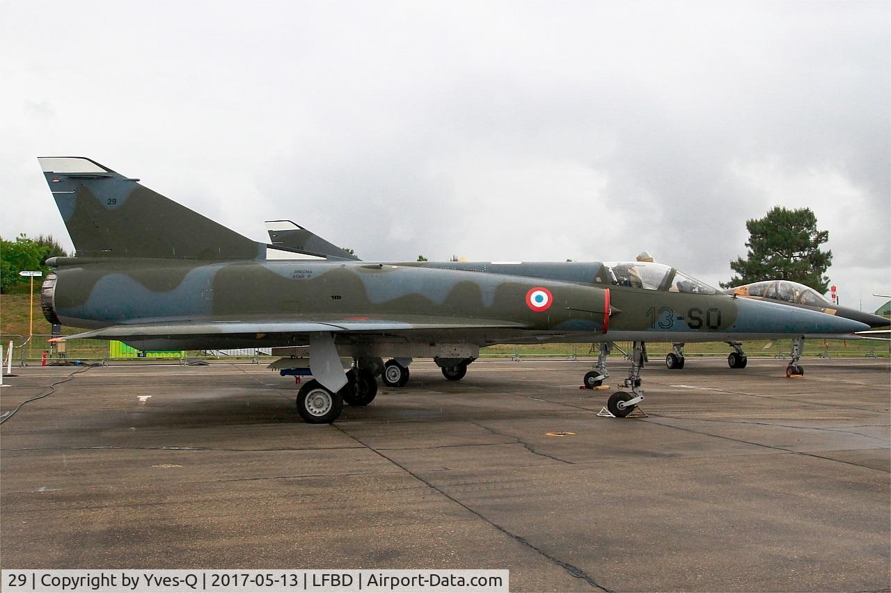 29, Dassault Mirage 5F C/N 29, Dassault Mirage 5F, Preserved  at C.A.E.A museum, Bordeaux-Merignac Air base 106 (LFBD-BOD)