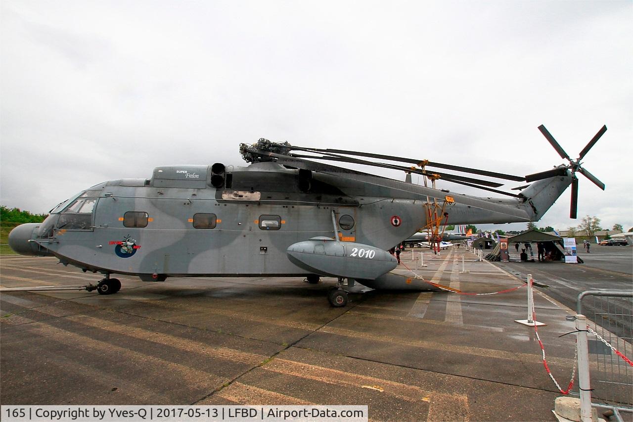 165, Aerospatiale SA-321G Super Frelon C/N 165, Aérospatiale SA-321G Super Frelon, Preserved  at C.A.E.A museum, Bordeaux-Merignac Air base 106 (LFBD-BOD)