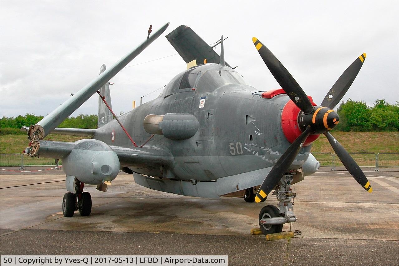 50, Breguet Br.1050 Alize C/N 50, Breguet Br.1050 Alize, Preserved  at C.A.E.A museum, Bordeaux-Merignac Air base 106 (LFBD-BOD)