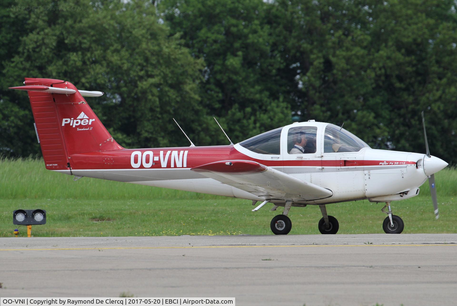 OO-VNI, 1979 Piper PA-38-112 Tomahawk C/N 38-79A0233, At Gosselies.