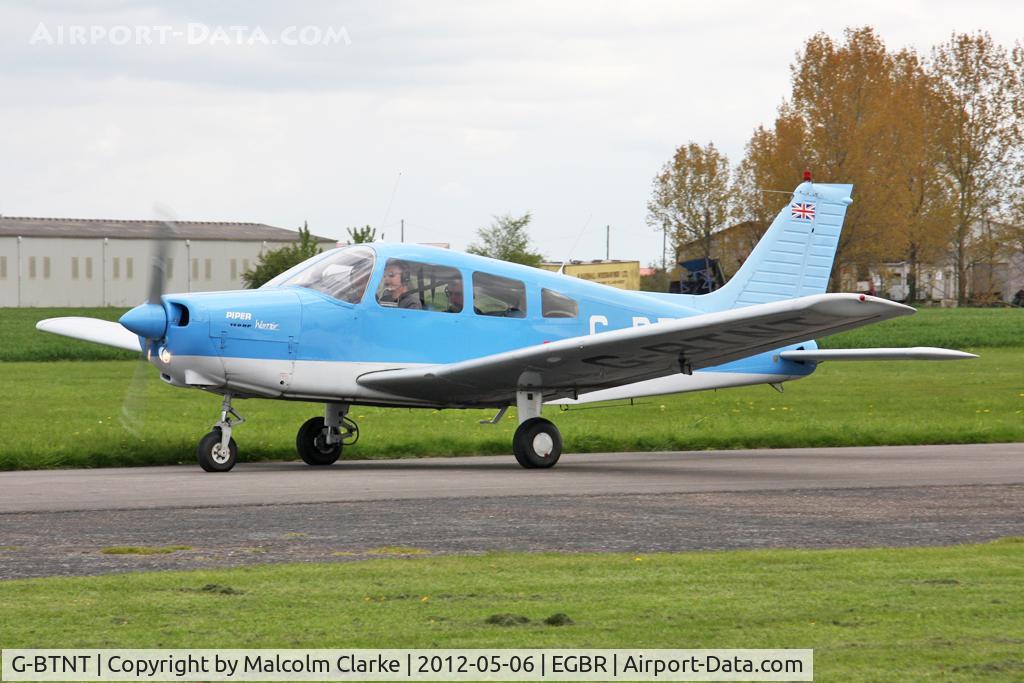 G-BTNT, 1976 Piper PA-28-151 Cherokee Warrior C/N 28-7615401, Piper PA-28-151 Cherokee Warrior at Breighton Airfield's May-hem Fly-In. May 6th 2012.
