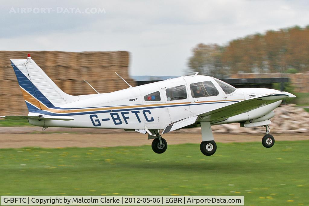 G-BFTC, 1978 Piper PA-28R-201T Cherokee Arrow III C/N 28R-7803197, Piper PA-28R-201T Turbo Cheroke Arrow III at Breighton Airfield's May-hem Fly-In. May 6th 2012.