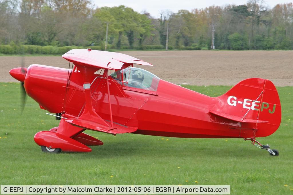 G-EEPJ, 1991 Pitts S-1S Special C/N PFA 009-11557, Pitts S-1S Special at Breighton Airfield's May-hem Fly-In. May 6th 2012.