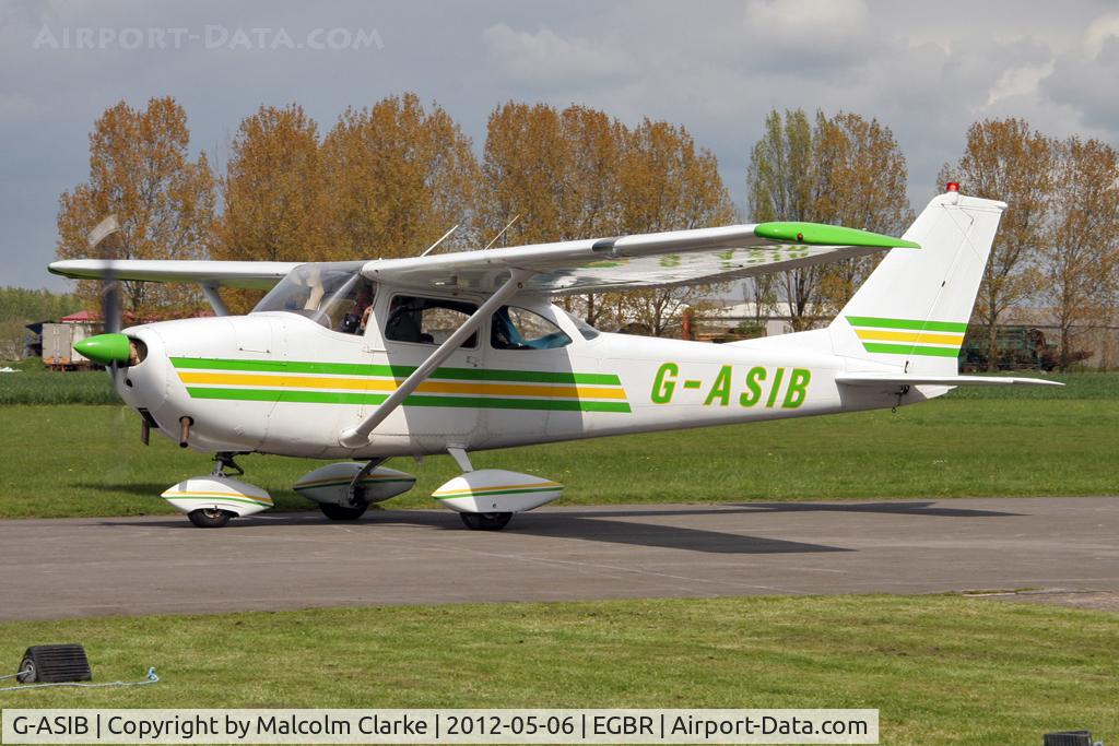 G-ASIB, 1963 Reims Cessna F172D C/N 0006, Reims F172D at Breighton Airfield's May-hem Fly-In. May 6th 2012.