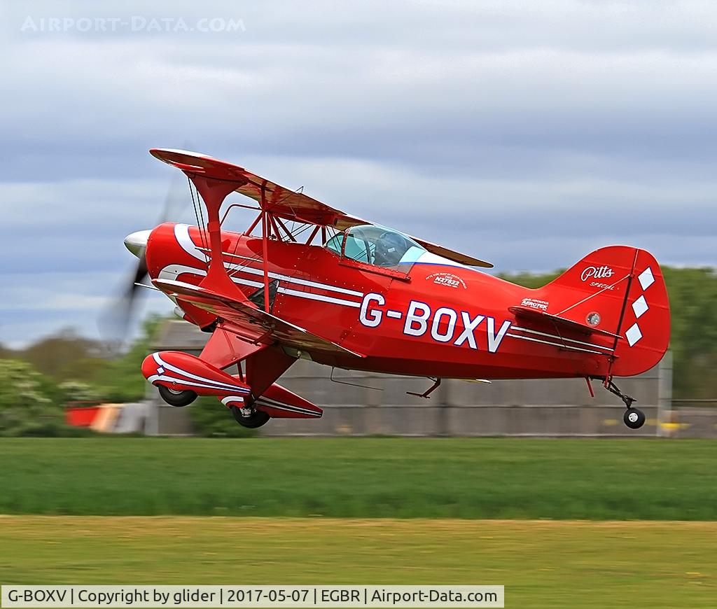 G-BOXV, 1984 Pitts S-1S Special C/N 7-0433, Departure to the west