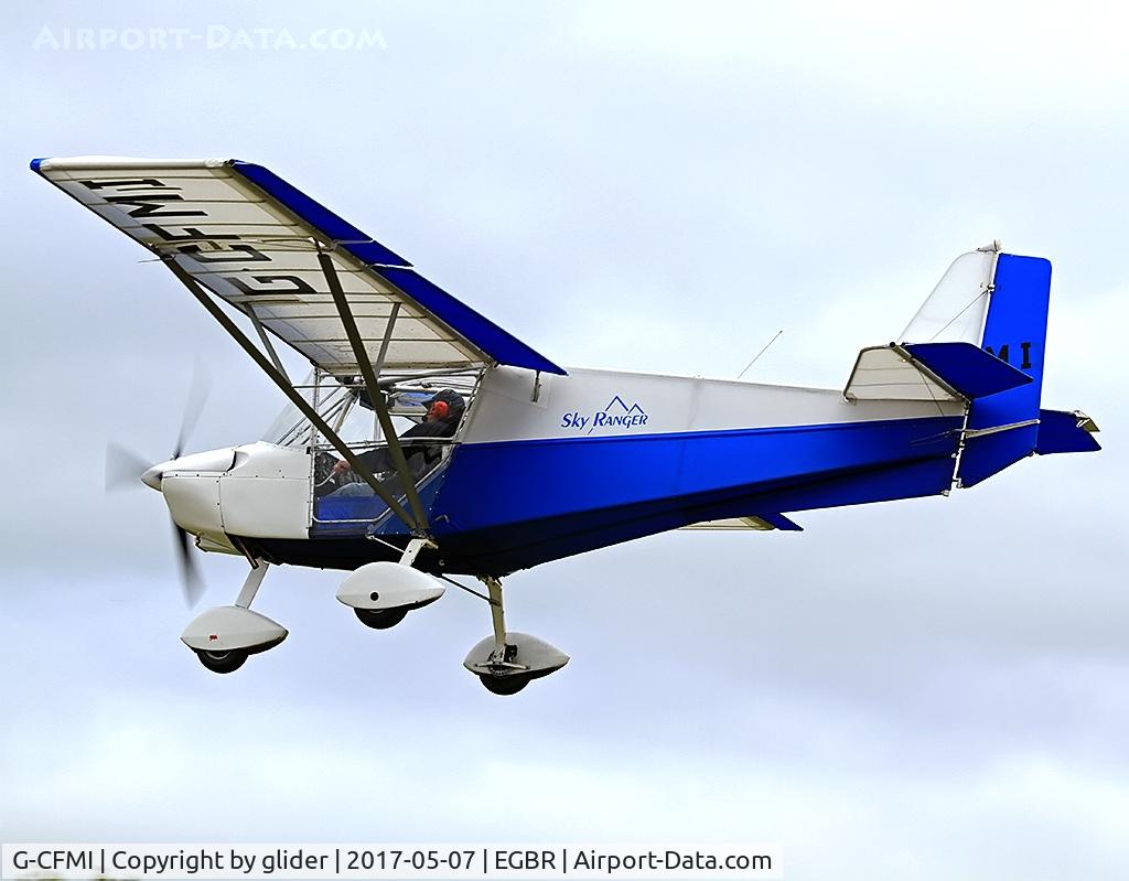G-CFMI, 2008 Skyranger 912(1) C/N BMAA/HB/580, Departing