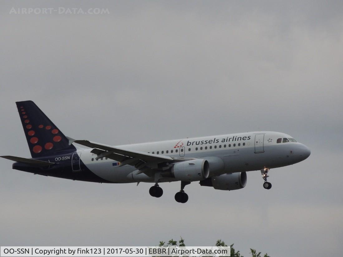 OO-SSN, 2003 Airbus A319-112 C/N 1963, BRUSSEL AIRLINES