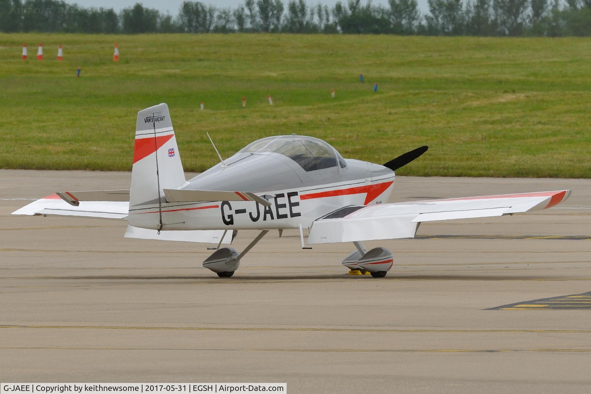 G-JAEE, 2002 Vans RV-6A C/N PFA 181A-13571, In the heat of the day.