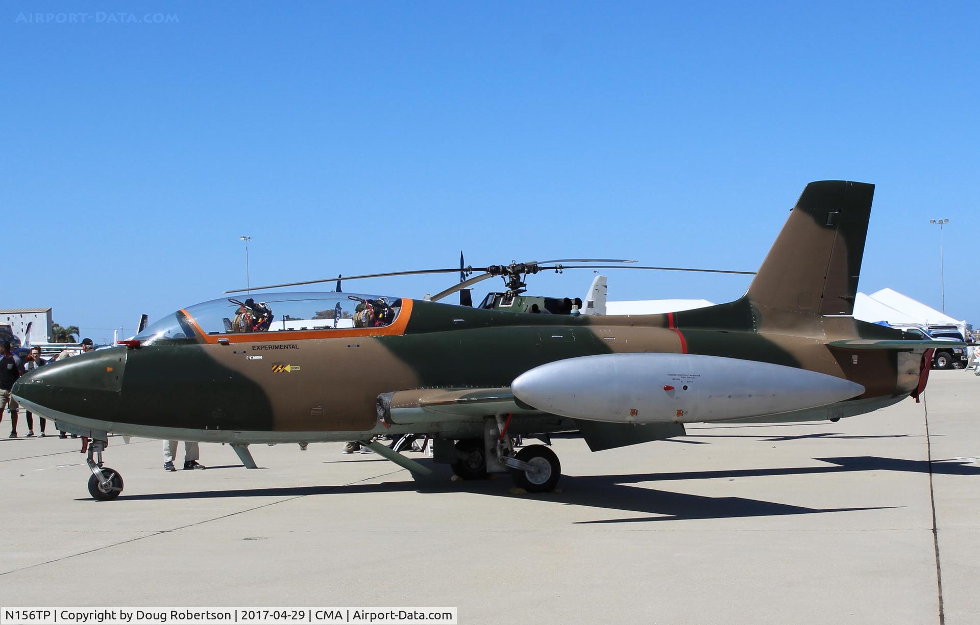 N156TP, 1967 Aermacchi MB-326M Impala C/N 468, 1967 Aermacchi MB-326M IMPALA, one ROLLS ROYCE VIPER Mk 22 Turbojet, tip tanks, Experimental class warbird, at AOPA FLY-IN