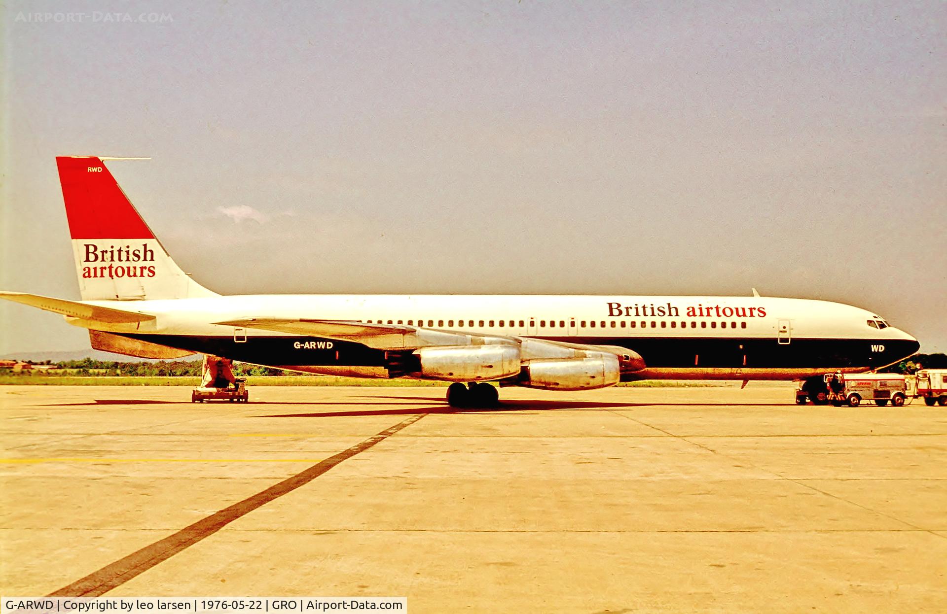 G-ARWD, 1962 Boeing 707-465 C/N 18372, Gerona 22.5.1976