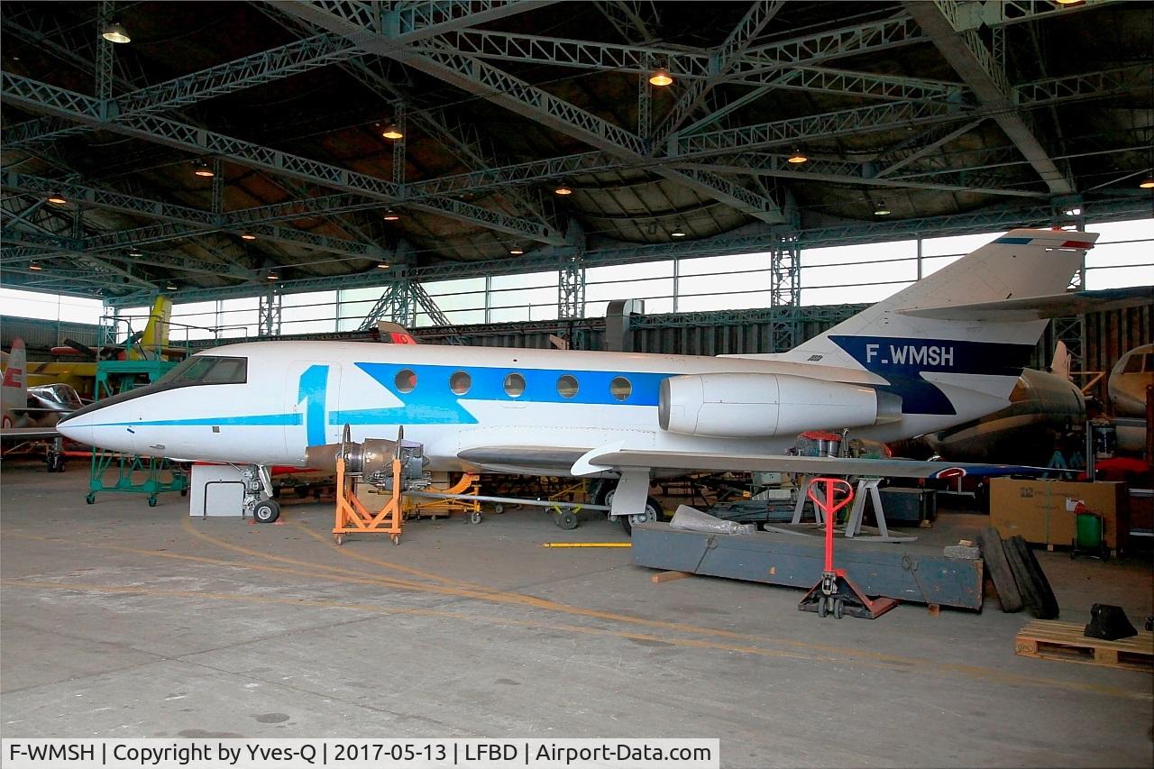 F-WMSH, 1965 Dassault Falcon 20 C/N 1, Dassault FALCON 20, Preserved  at C.A.E.A museum, Bordeaux-Merignac Air base 106 (LFBD-BOD)