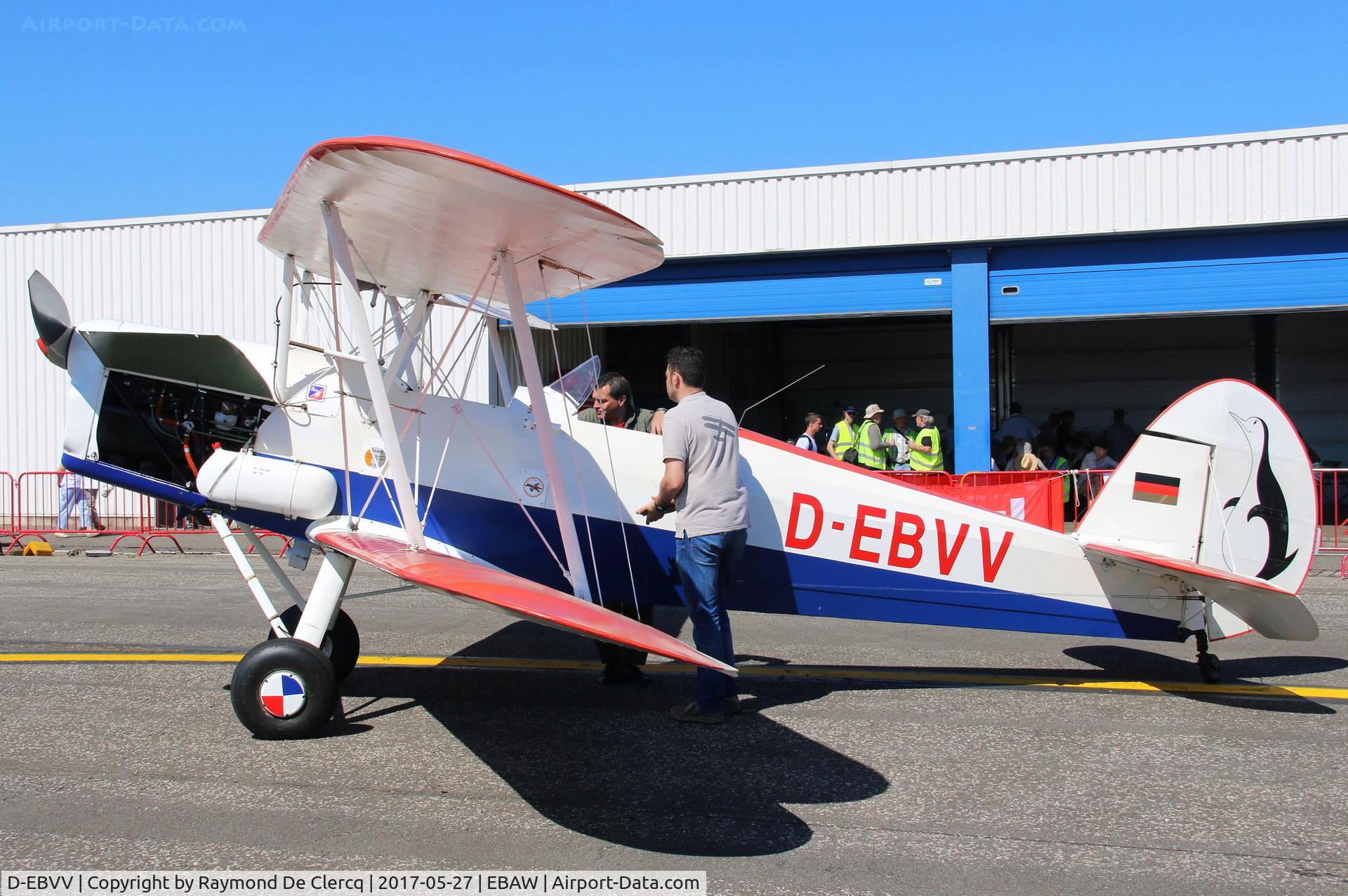 D-EBVV, 1951 Stampe-Vertongen SV-4B Coupe C/N 1200, Stampe Fly in 2017.