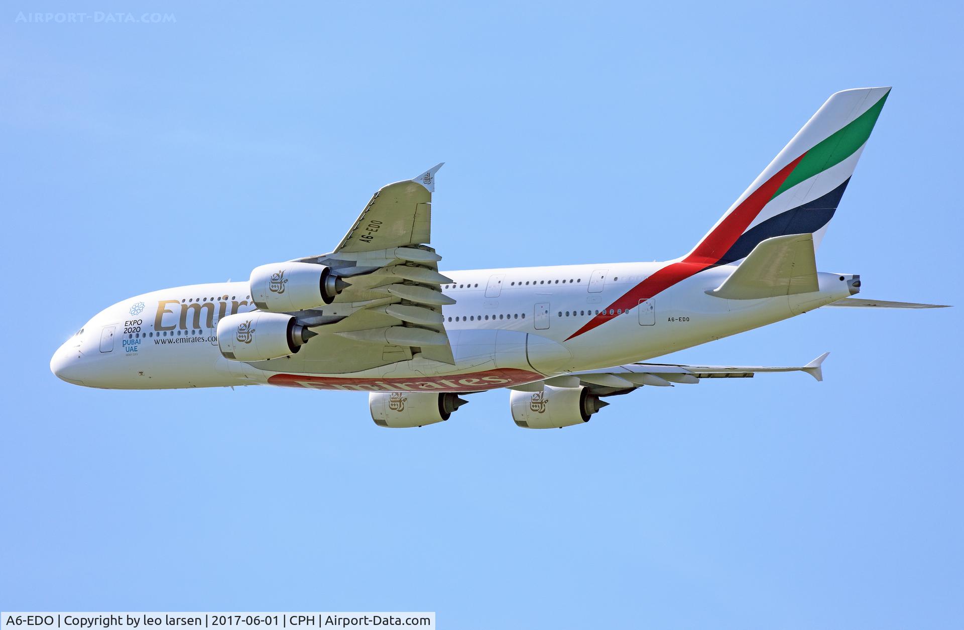 A6-EDO, 2010 Airbus A380-861 C/N 057, Copenhagen 1.6.2017