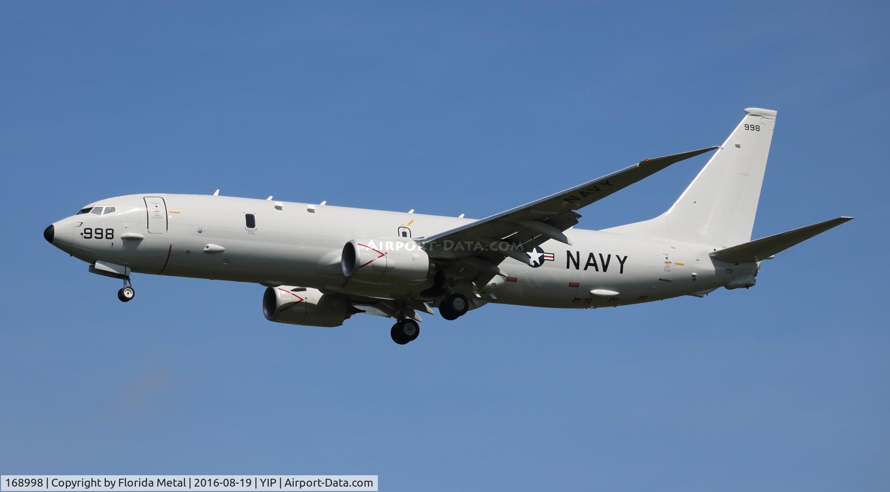 168998, 2015 Boeing P-8A Poseidon C/N 44939, P-8A Poseidon
