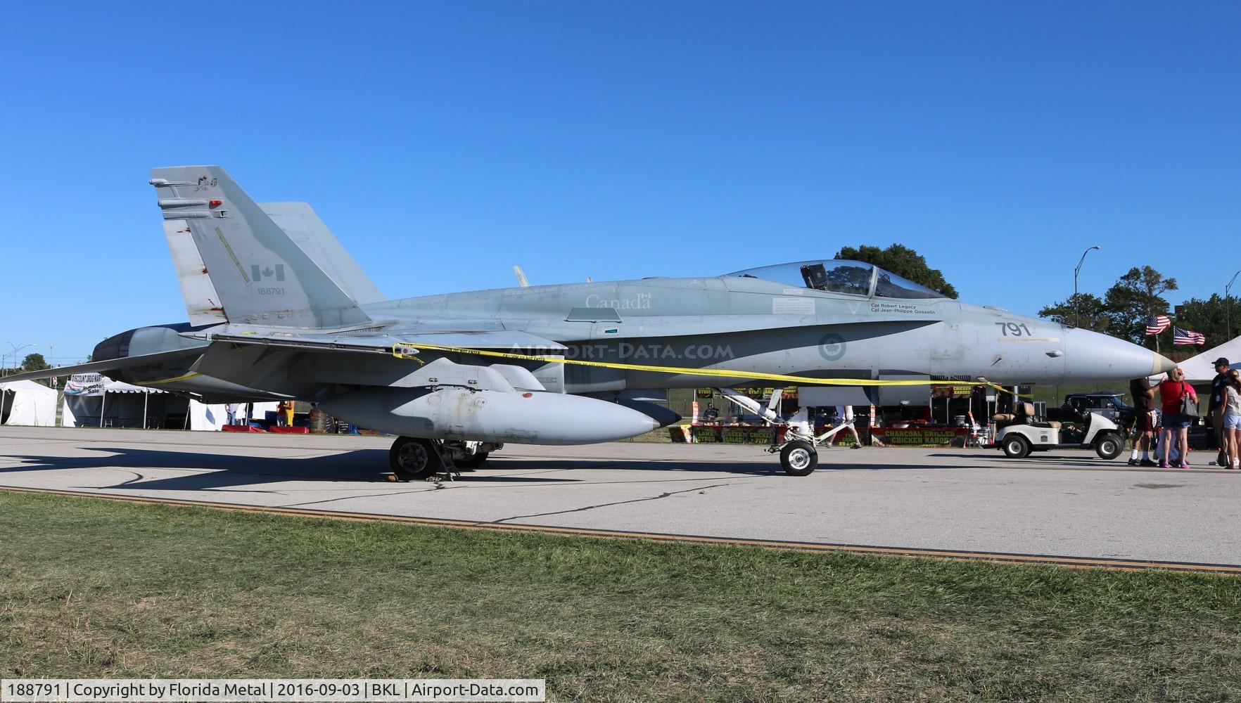 188791, 1987 McDonnell Douglas CF-188A Hornet C/N 621/A524, CF-188A