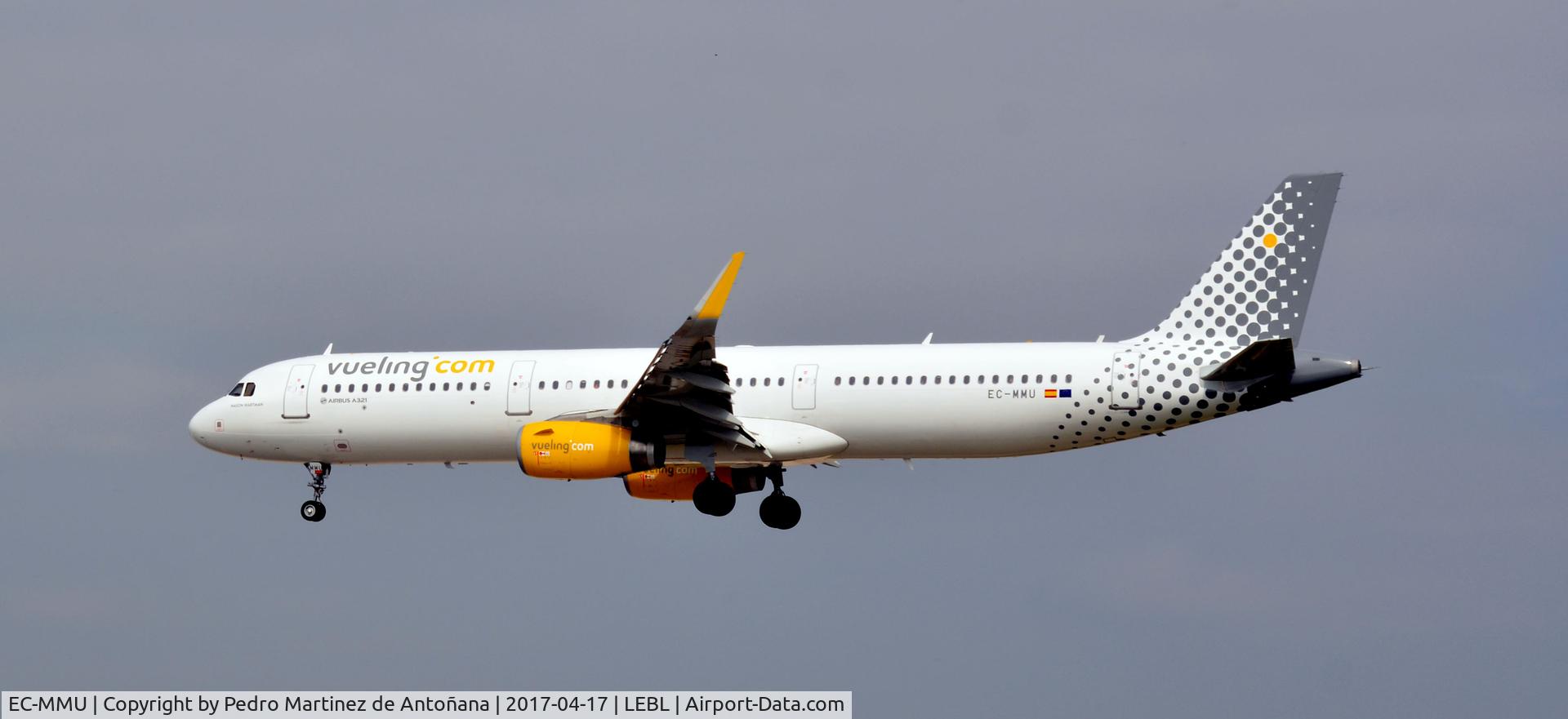 EC-MMU, 2016 Airbus A321-231 C/N 7218, El Prat  -  Barcelona  -  España