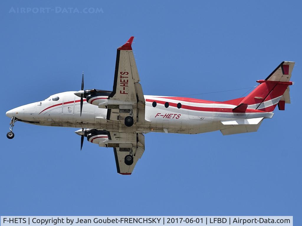 F-HETS, 1999 Raytheon 1900D C/N UE-360, CE44 from Brest landing 23