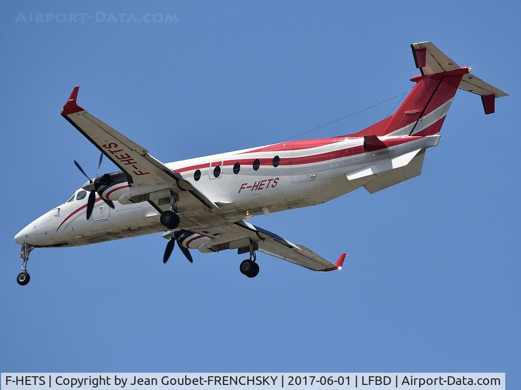 F-HETS, 1999 Raytheon 1900D C/N UE-360, CE44 from Brest landing 23
