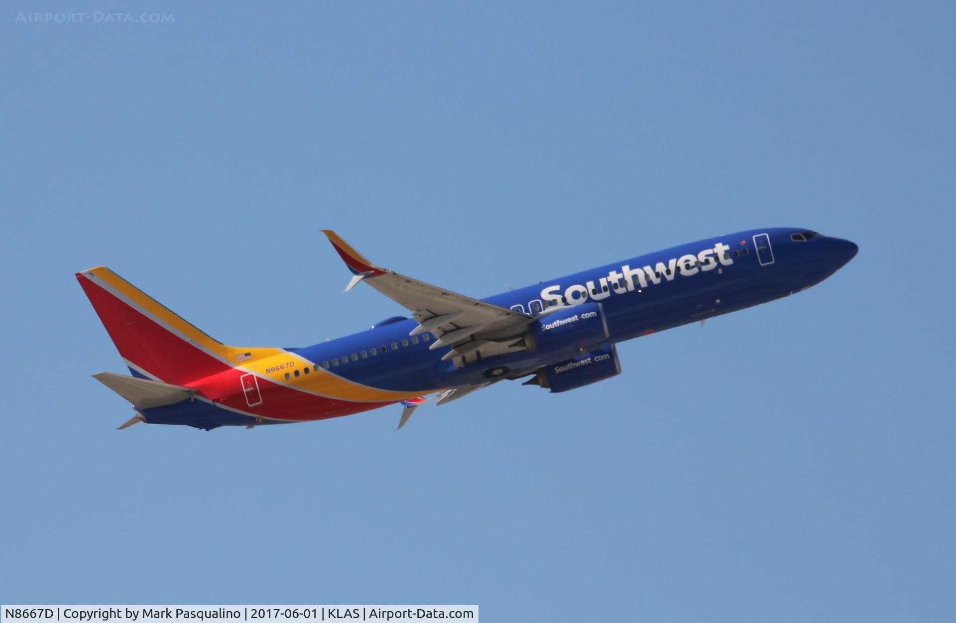 N8667D, 2015 Boeing 737-8H4 C/N 36657, Boeing 737-800