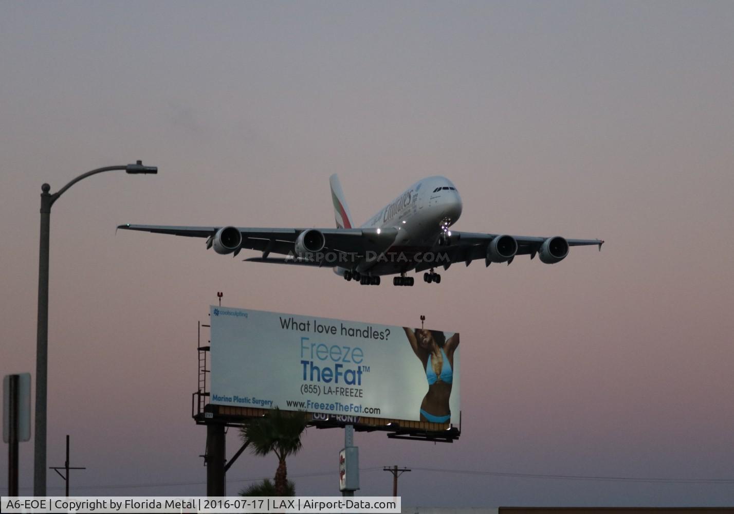 A6-EOE, 2014 Airbus A380-861 C/N 169, Emirates
