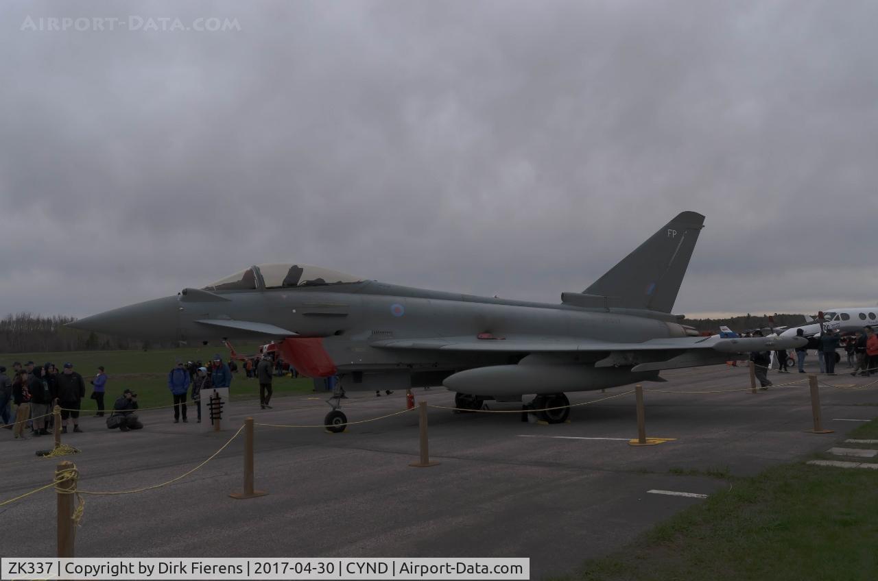 ZK337, 2012 Eurofighter EF-2000 Typhoon FGR4 C/N BS098/359, On static display