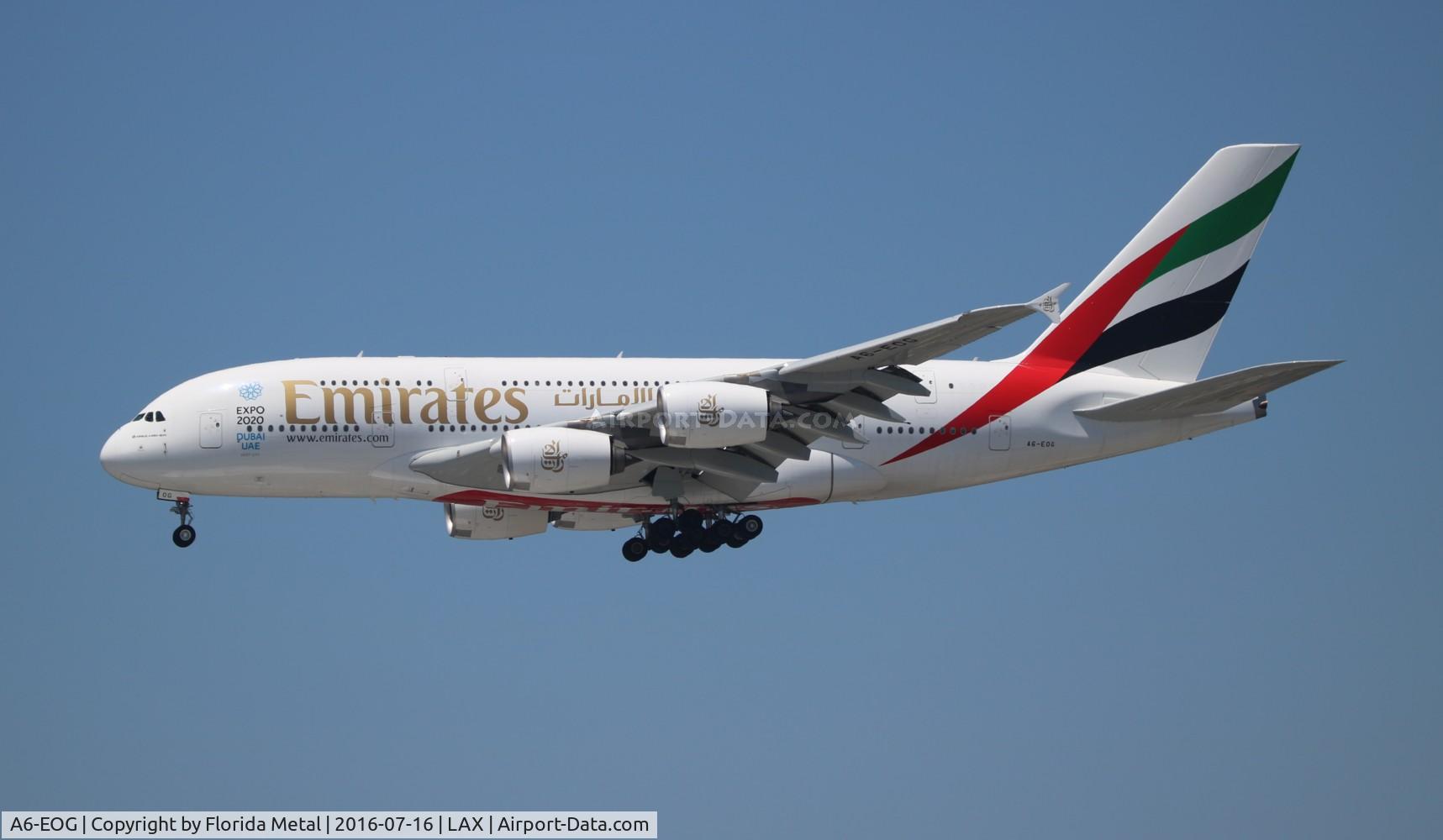 A6-EOG, 2014 Airbus A380-861 C/N 172, Emirates