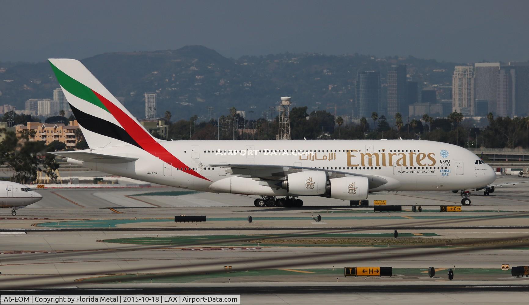 A6-EOM, 2015 Airbus A380-861 C/N 187, Emirates