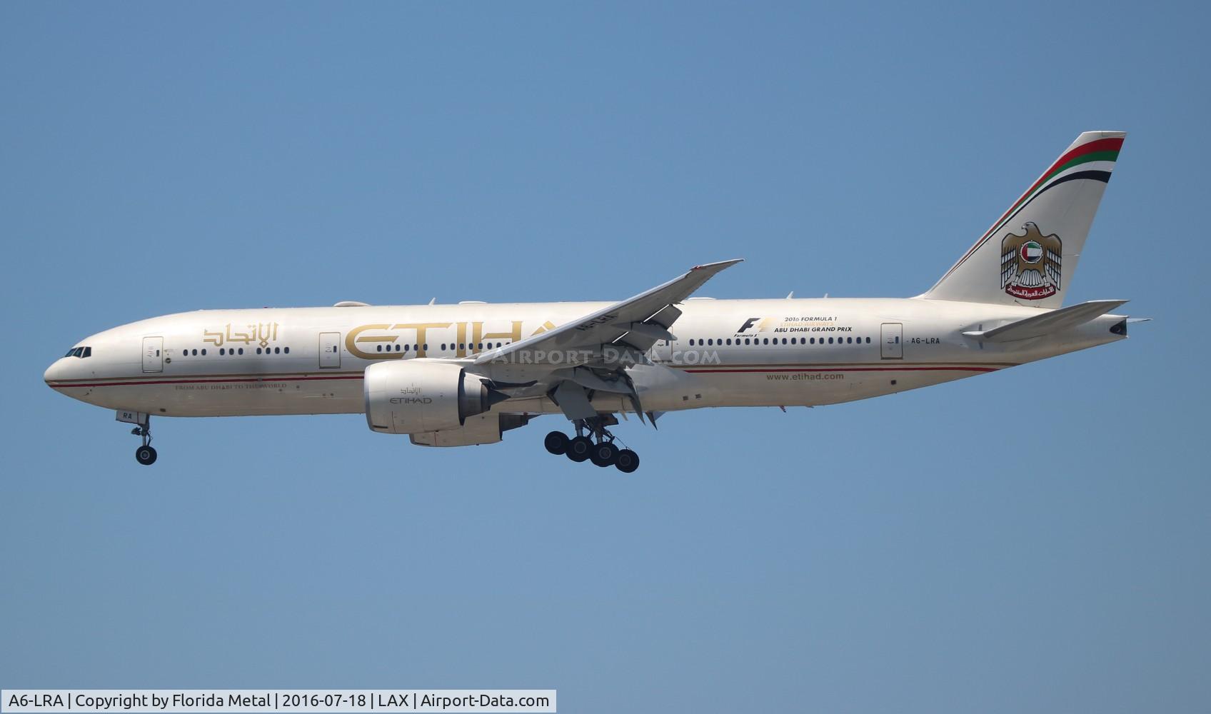 A6-LRA, 2007 Boeing 777-237/LR C/N 36300, Etihad